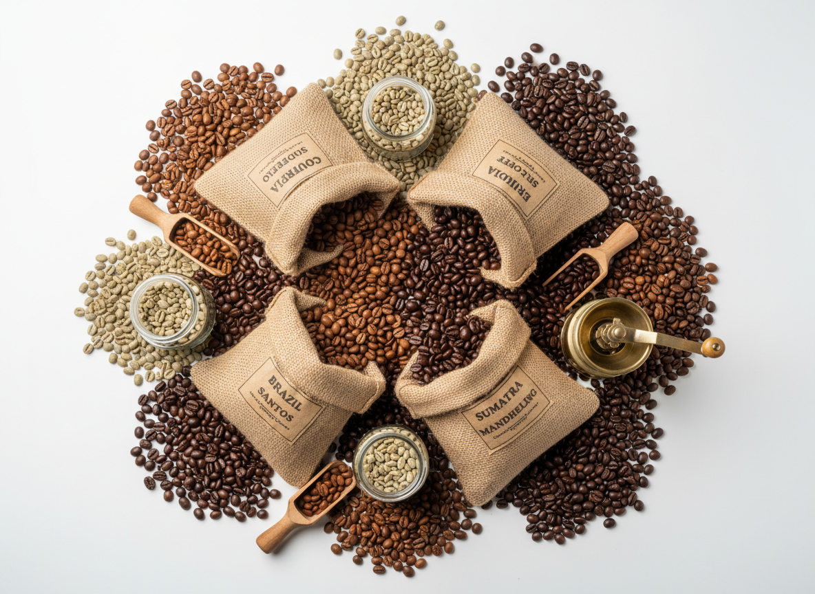 コーヒー豆の画像